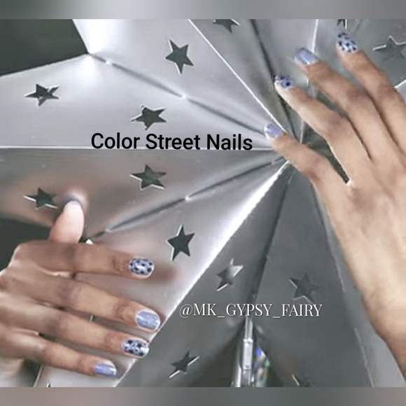 Last Chance! COLOR STREET Star for the Course Accent and Sky High Full Nail Set - Picture 2 of 5